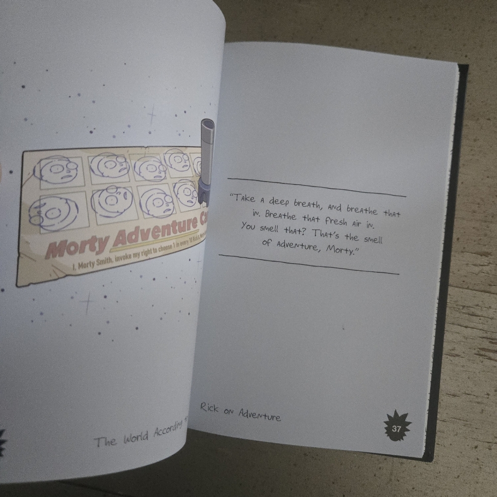 5 for $25 Rick and Morty 'The World According to Rick' Book Cartoon Adult TV - Picture 3 of 4
